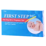 عبوة اختبار الحمل First Step Plus كاسيت، صورة واضحة من الواجهة