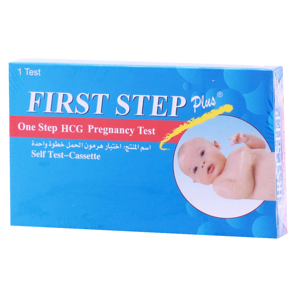 1258889999994_1 عبوة اختبار الحمل First Step Plus كاسيت، صورة واضحة من الواجهة