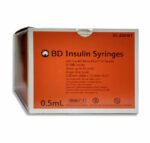 BD Insulin Syringes 0.5 ml - (Box of 100 Pieces) - Image 2