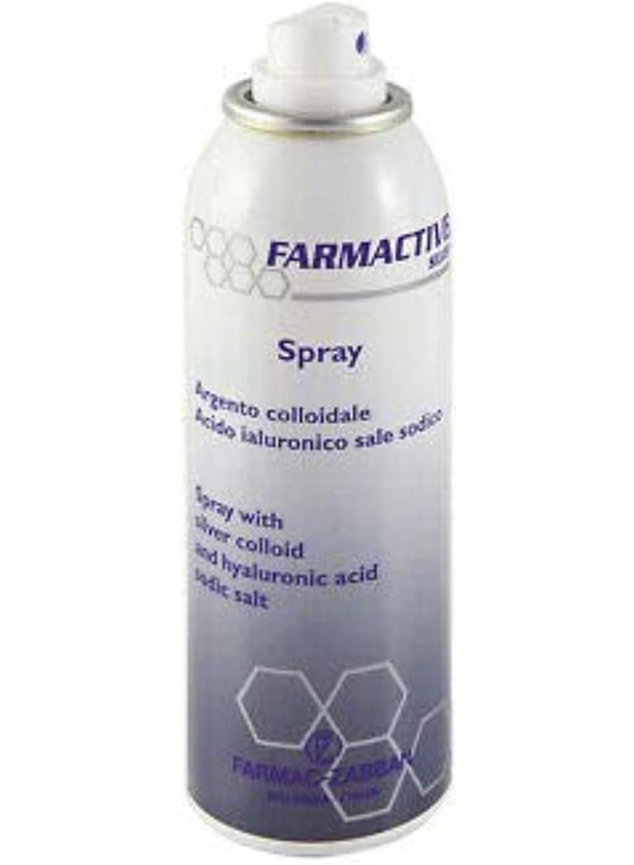 Farmactive Silver Spray 125 ml بخاخ فارماكتيف سيلفر 125 مل — العبوة من الأمام