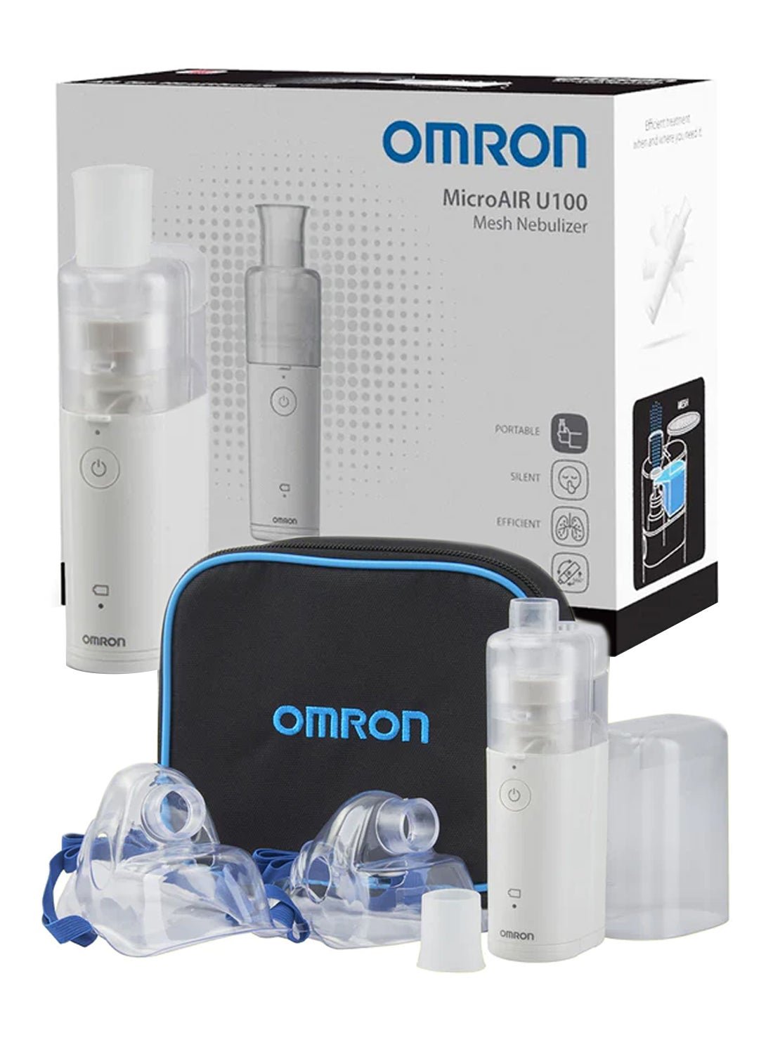 73d635bc-dd72-41e2-9d9c-2f7d34526af0.jpg Omron MicroAIR U100 Portable Mesh Nebulizer - Image 1