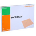 BACTIGRAS Chlorhexidine Paraffin Gauze Dressing 10 × 10 cm - Image 2