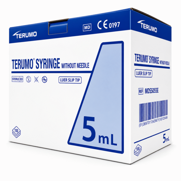 5 ml Luer Slip Disposable Syringes – Box of 100