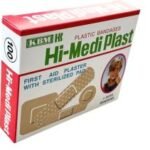 Hi-MediPlast First-Aid Plasters — Assorted, 100 Pieces