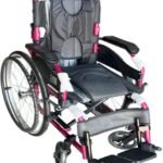 KY980LA-35 Pediatric Wheelchair, 35 cm Seat, Pink