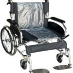 LC863LAJ-20 Silver Wheelchair, 46 cm Seat
