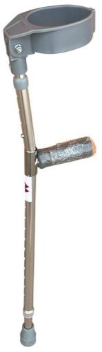عكاز مرفق قابل لضبط الارتفاع برأس متحرك DH05933L / Adjustable forearm crutch