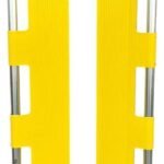 Yellow aluminum mortuary transport stretcher, model NF-C2