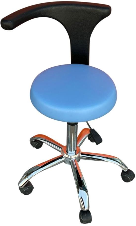 Swivel Medical Stool with Backrest — Model M012 Swivel medical stool with backrest, model M012