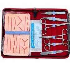 Surgical Suturing Practice Kit with Training Pad and Instruments