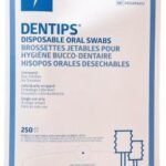 Medline DenTips Disposable Oral Swabs — Box of 250