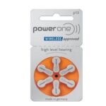 بطاريات باور وان Power One P13 للسماعات الطبية — عبوة 6