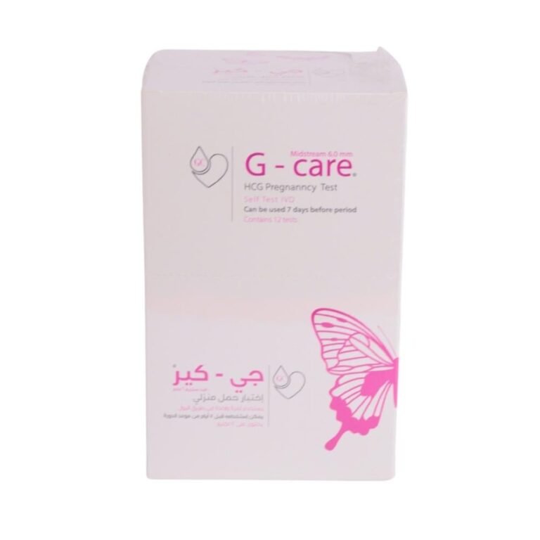 عبوة اختبار حمل G-Care بالقلم، الواجهة الأمامية