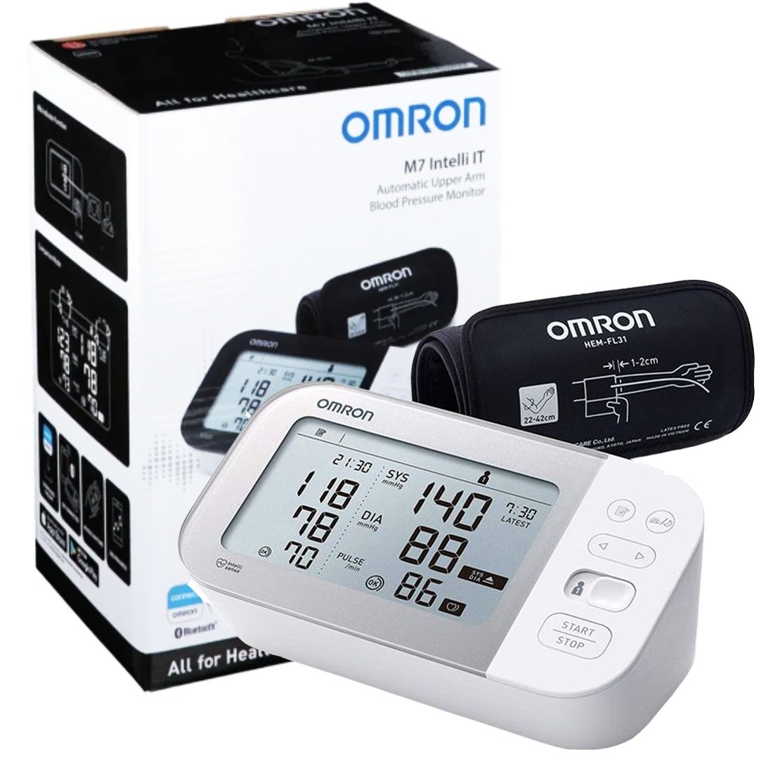 omron-m7-intelli-it-hem-7361t-ebk-automatic-upper-arm-digital-blood-pressure-monitor-719168.jpg Omron M7 Intelli IT Smart Blood Pressure Monitor - Image 1