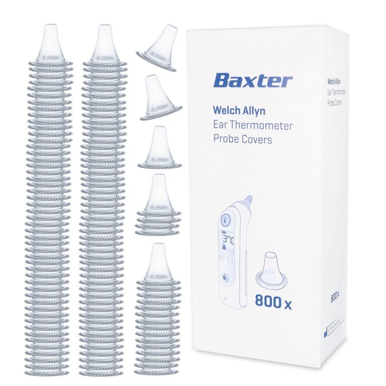 عبوة أغطية مجس ميزان حرارة الأذن Baxter Welch Allyn، 800 قطعة | Ear thermometer probe covers, 800 pieces