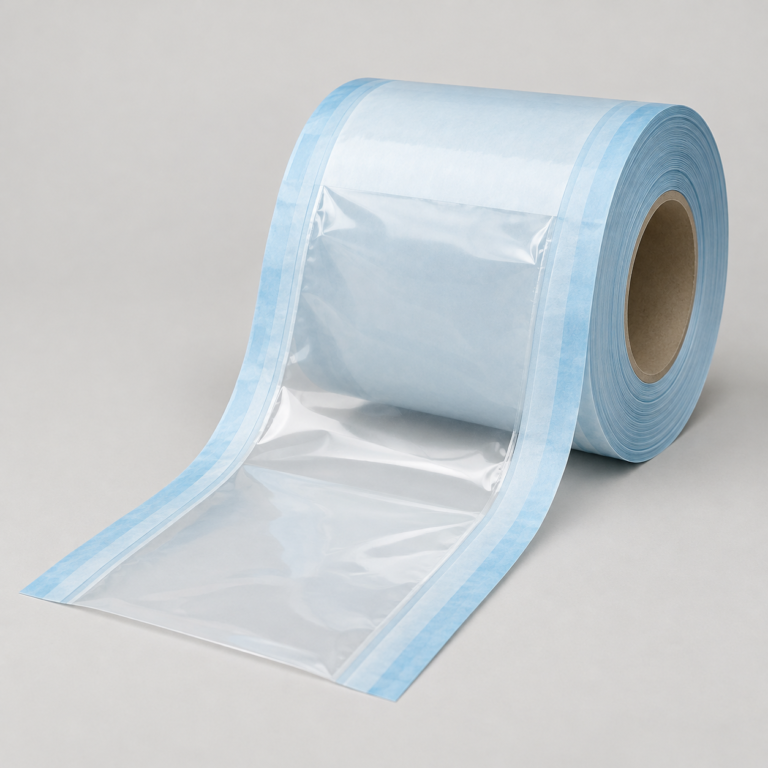صورة توضيحية لأكياس تعقيم رول | Illustrative sterilization pouch roll