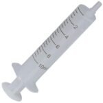 صورة فوتوغرافية لسرنجة 10 مل لوير سليب بدون إبرة وبلا علامة تجارية ظاهرة | 10 ml Luer Slip syringe without needle
